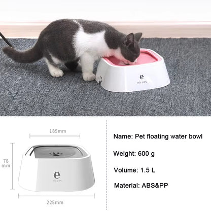 Spill-Proof Dog Water Bowl - Anti-Over Floating Design for Clean and Easy Hydration