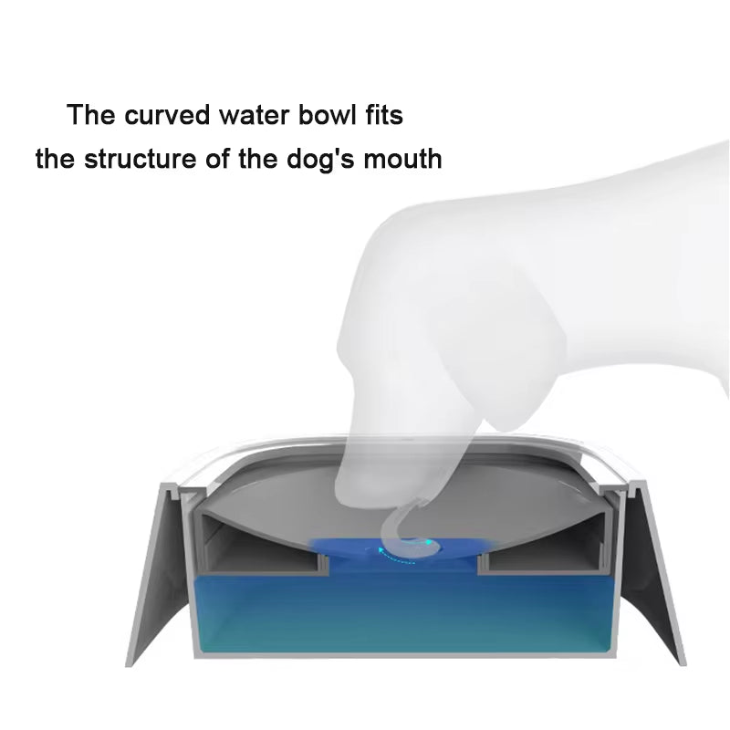 Spill-Proof Dog Water Bowl - Anti-Over Floating Design for Clean and Easy Hydration